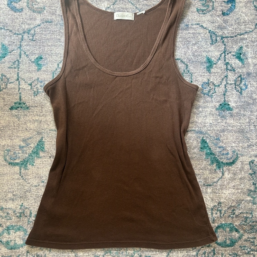 Charlotte Russe Brown Tank Top